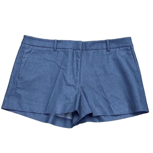 MICHAEL KORS NWT DARK CHAMBRAY WOMENS  3” SHORTS SIZE 10 - Picture 3 of 3